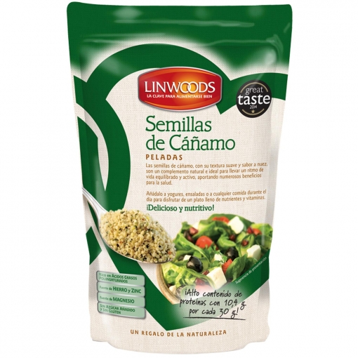 Semillas de cáñamo peladas LINWOODS
