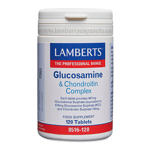 Complejo de glucosamina y condroitina 120tabl LAMBERTS