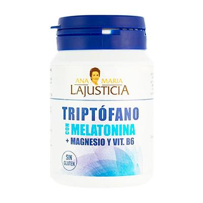 Triptófano con melatonina+magnesio y vit. B6, 60comp LAJUSTICIA