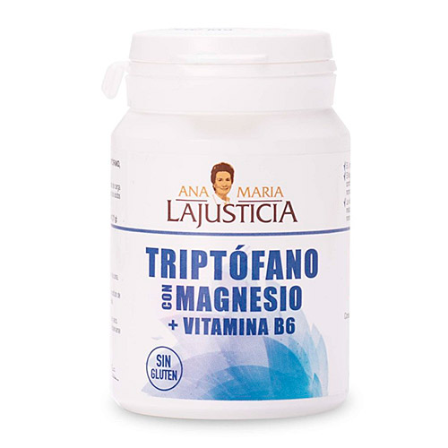 Triptófano con magnesio y vit. B6, 60comp LAJUSTICIA