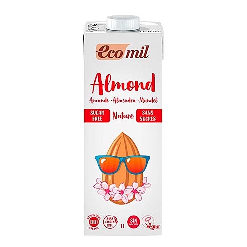 Bebida de almendras natural 1L ECOMIL
