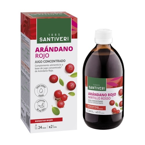 Arándano rojo concentrado 490ml SANTIVERI