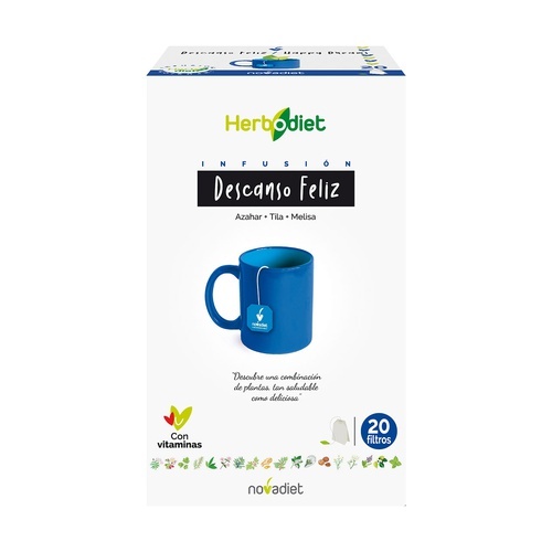 Herbodiet descanso feliz 20 filtros NOVADIET