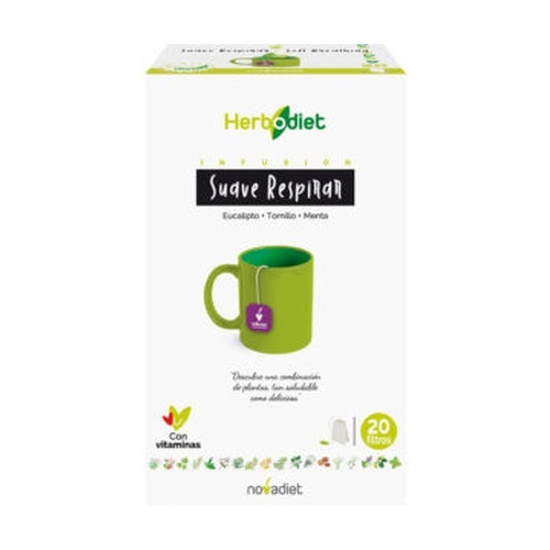 Herbodiet suave respirar 20 filtros NOVADIET