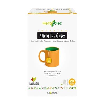 Herbodiet alivia tus gases 20 filtros NOVADIET