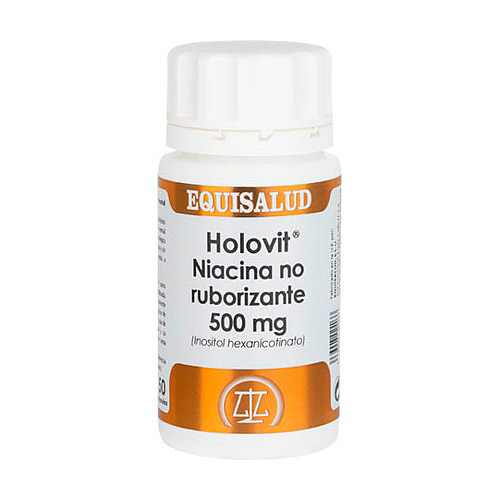 Holovit Niacina No Ruborizante 500mg (Inositol Hexanicotinato) 50caps EQUISALUD