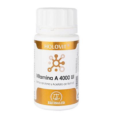 Holovit Vitamina A 4000 Ui (Betacaroteno y acetato de retinol) 50caps EQUISALUD