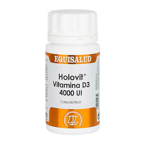 Holovit Vitamina D3 4000 Ui (Colecalciferol) 50caps EQUISALUD