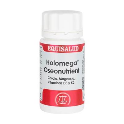 Holomega Oseonutrient Ca y Mg con Vitaminas D3 y K2 50caps EQUISALUD