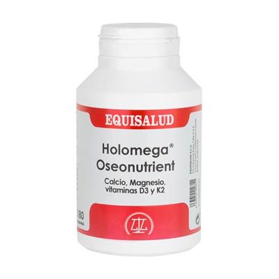 Holomega Oseonutrient Ca y Mg con Vitaminas D3 y K2 180caps EQUISALUD