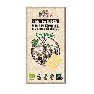 Chocolate blanco BIO 100g CHOCOLATES SOLÉ