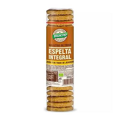 Galletas de espelta integral de jengibre y limón 250g BIOCOP