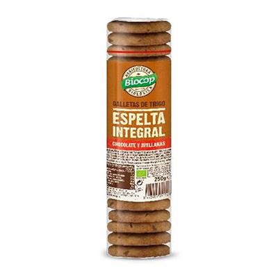 Galletas de espelta integral choco avellanas 250g BIOCOP
