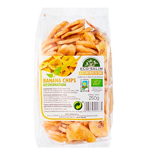Banana chips 250g ECOSALIM