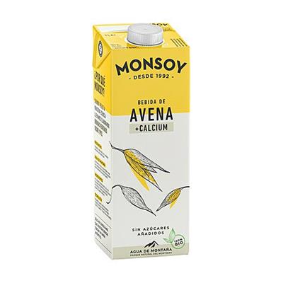Bebida vegetal de avena con calcio BIO 1L MONSOY