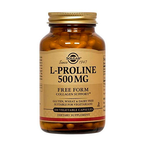 L-Prolina 500mg 100caps SOLGAR