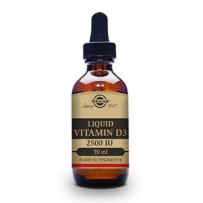 Vit D3 Liquida 2500Ui (62,5mcg) 59ml SOLGAR