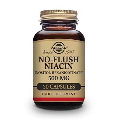 Niacina No Ruborizante 500mg 50comp SOLGAR