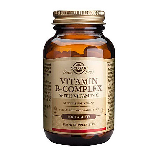 B-Complex con Vit C 100comp SOLGAR