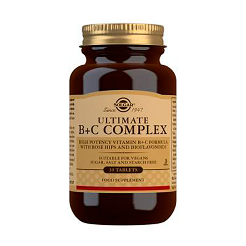 Ultimate B+C complex 30comp SOLGAR