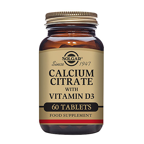 Calcio citrato con vit D 60comp SOLGAR