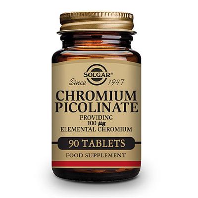 Picolinato de cromo 100mcg 90caps SOLGAR