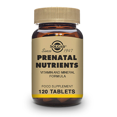 Nutrientes Prenatales 120comp SOLGAR