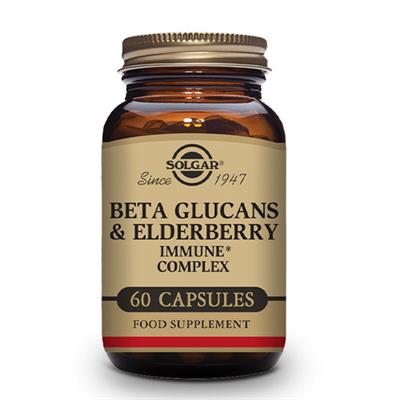 Beta glucanos inmune complex con sauco 60caps SOLGAR
