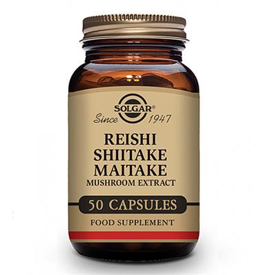 Reishi, Shiitake y Maitake 50caps SOLGAR