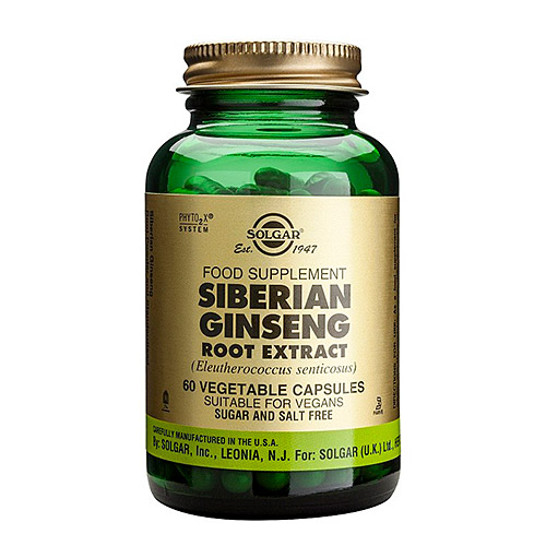Spf Ginseng siberiano 60caps SOLGAR