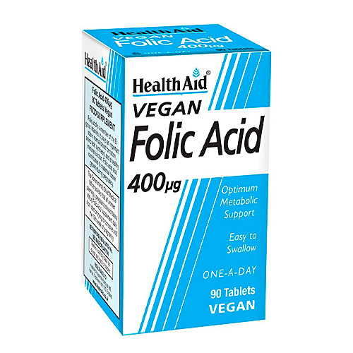 Ácido Fólico 400µg 90comp HEALTHAID