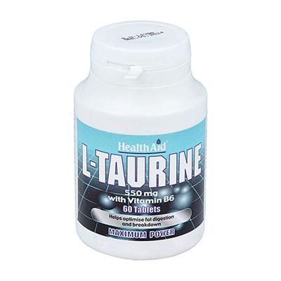 L-Taurina 550mg 60comp HEALTHAID