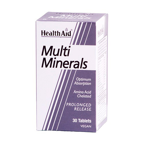 Multiminerales 30comp HEALTHAID