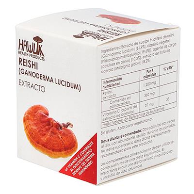 Reishi (Ganoderma lucidum) Extracto puro 60caps HAWLIK