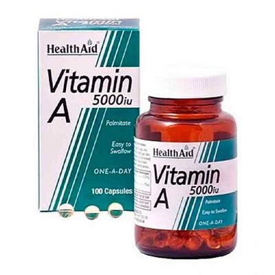 Vitamina A 5.000 UI 100caps HEALTHAID
