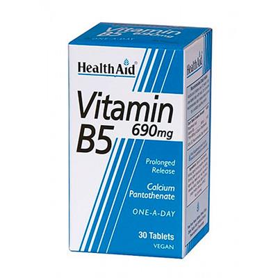 Vitamina B5 (Pantotenato Cálcico) 690mg 30comp HEALTHAID