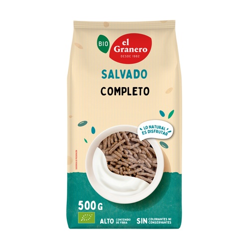 Salvado completo BIO 500g EL GRANERO INTEGRAL