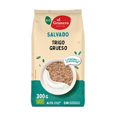 Salvado de trigo grueso BIO 300g EL GRANERO INTEGRAL