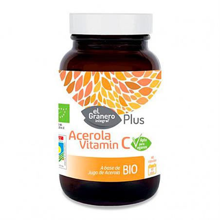 Acerola Vitamina C BIO 60caps 470mg EL GRANERO
