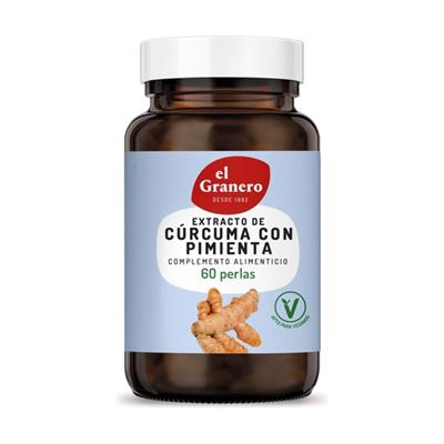 Extracto de cúrcuma+pimienta 60caps 430mg EL GRANERO INTEGRAL