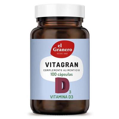 Vitagran D3 (Vitamina D) 100caps 4000Ui EL GRANERO INTEGRAL