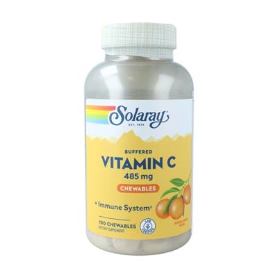Vitamina C 500 100 masticables naranja SOLARAY