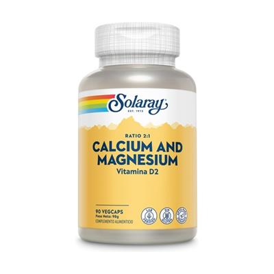 Calcium y Magnesium 90caps SOLARAY