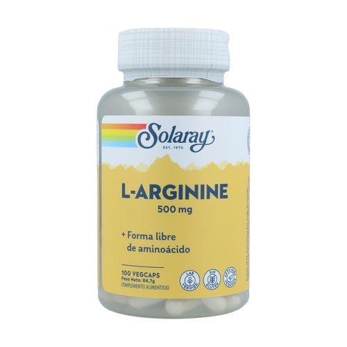 L-Arginine 500mg 100caps SOLARAY