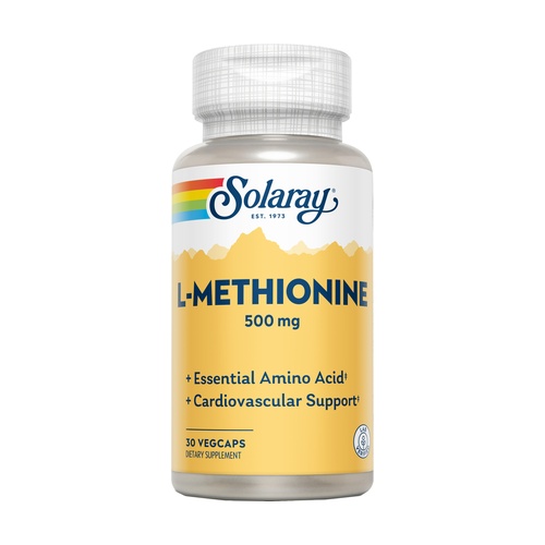 L-Methionine 500mg 30caps SOLARAY
