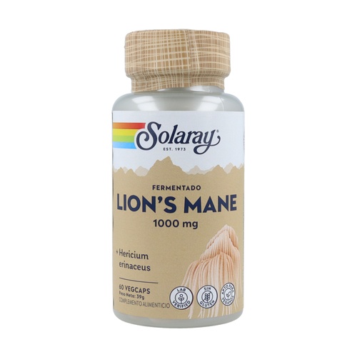 Melena de león 500mg 60caps SOLARAY
