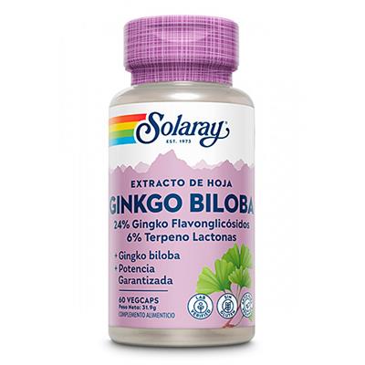 Ginkgo Biloba 60mg 60caps SOLARAY