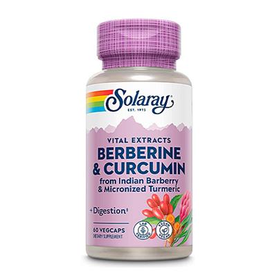 Berberine&curcumin 600mg 60caps SOLARAY
