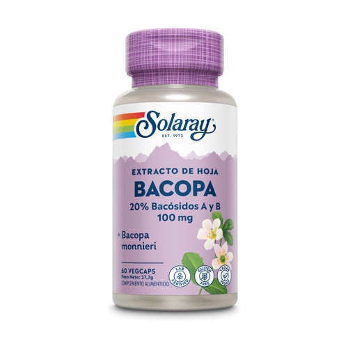 Bacopa 100mg 60caps SOLARAY