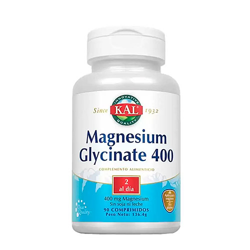 Glycinate de magnesio 400mg 90comp KAL